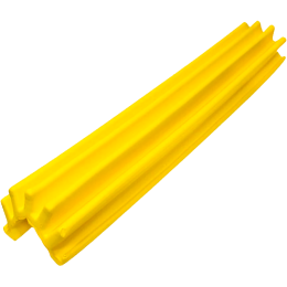 Причальный кранец Волна 120 градусов желтый 800x160х140 мм (ЗОУ-120-Ж)